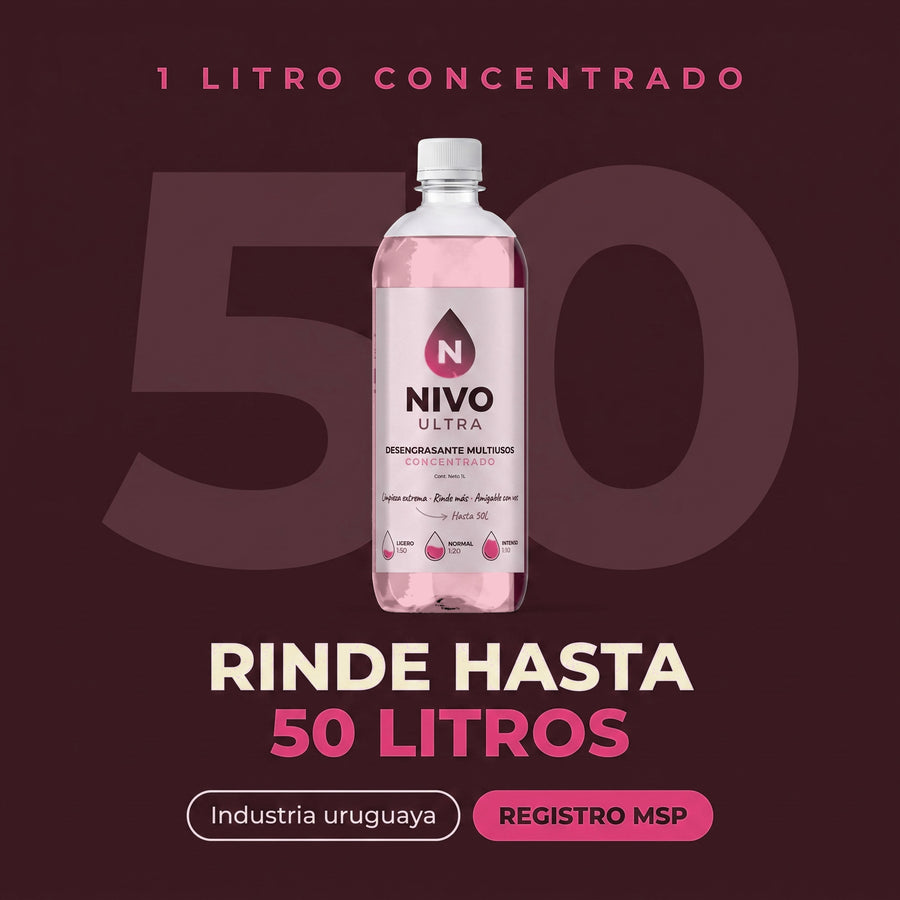 Un litro rinde hasta 50 litros